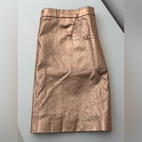 Club Monacco Copper Metallic Mini Skirt - Picture 6 of 12